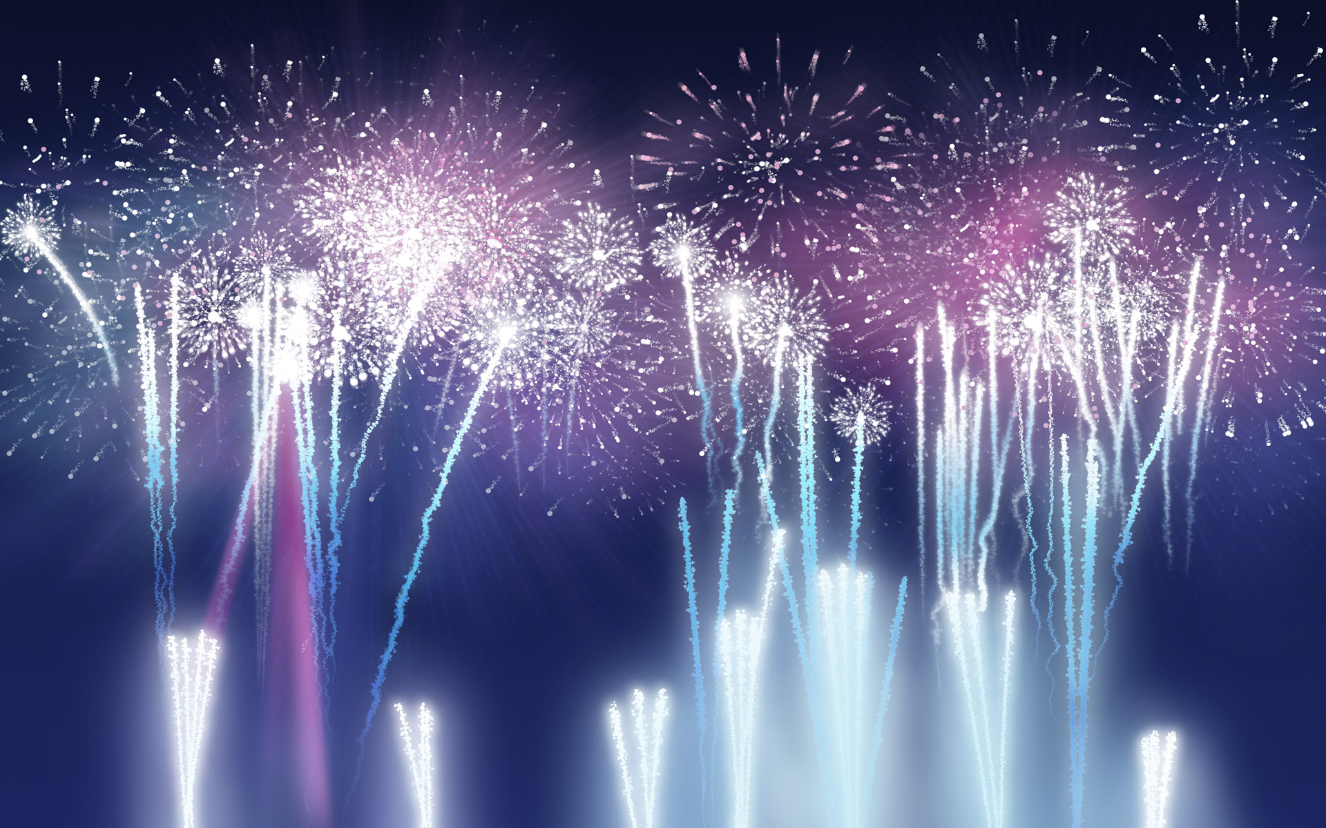 Fireworks New Year High Definition Wallpaper 