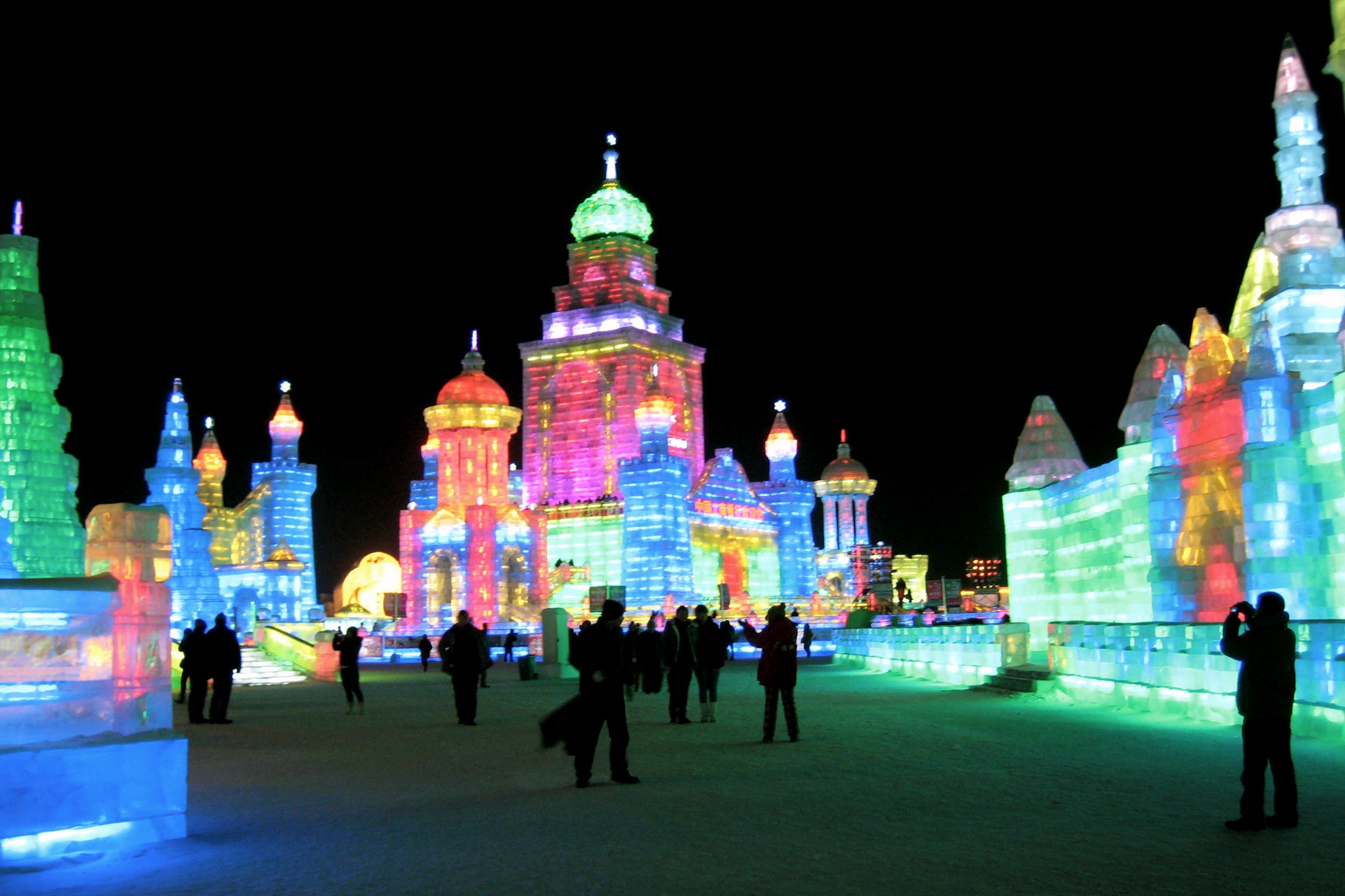 Harbin International Ice And Snow Sculpture Festival High Definition Wallpaper 