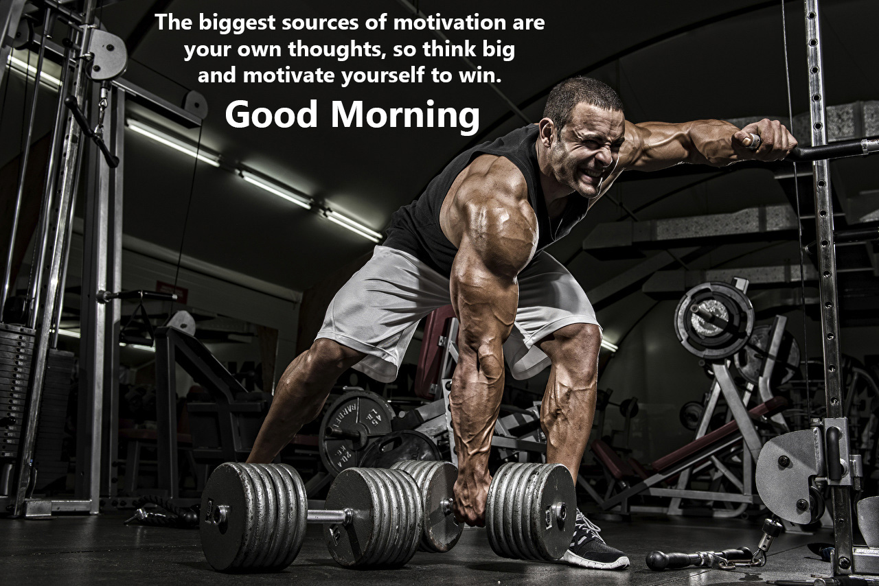 Thing Big and Positive Good Morning Message Wallpaper 