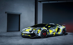Lamborghini Aventador Camouflage Wallpaper 09928