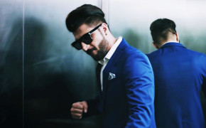 Bilal Saeed In Blue Suit Wallpaper 09913