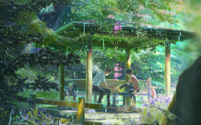 Garden Anime HD Background Wallpaper 109672