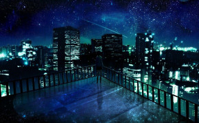 City Anime Desktop Wallpaper 103765