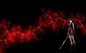 Anime Red And Black High Definition Wallpaper 106350