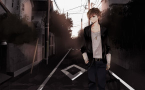 Anime Sad Boy Background Wallpaper 106463