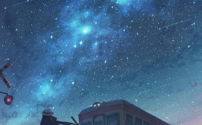 Anime Night Sky HD Desktop Wallpaper 106117