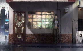 Anime Rain High Definition Wallpaper 106293