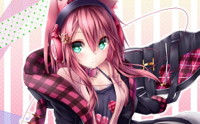 Anime Girl With Headphones Manga Series HD Wallpapers 105555