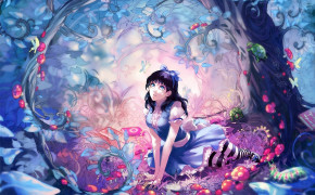 Alice In Wonderland Anime Manga Series HD Desktop Wallpaper 104649