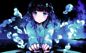Anime Sad Girl Manga Series Background Wallpaper 106499