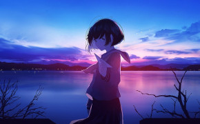 Anime Alone Girl Manga Series HD Background Wallpaper 105069