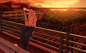 Anime Alone Boy Desktop Wallpaper 105026