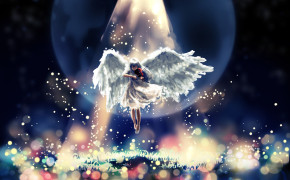 Angel Anime Background Wallpaper 104798