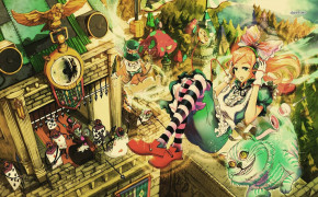 Alice In Wonderland Anime Manga Series Background Wallpaper 104643