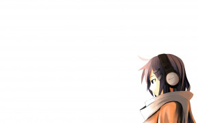 Anime Girl With Headphones Manga Series Background Wallpapers 105548