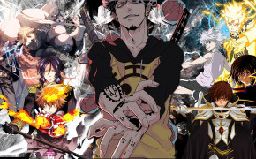 Anime Crossover Manga Series HD Background Wallpaper 105285