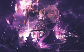 Anime Violet Background Wallpaper 106691