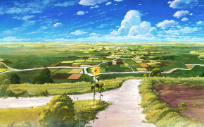 Anime Landscape HD Desktop Wallpaper 105804