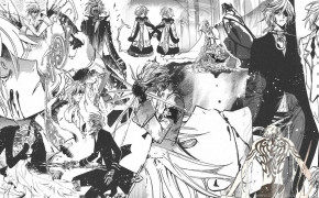 Anime Black And White Manga Series Background Wallpaper 105107