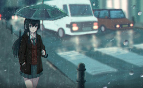 Anime Rain Wallpaper 106295