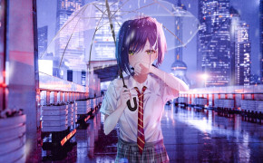 Anime Rain Desktop Wallpaper 106289