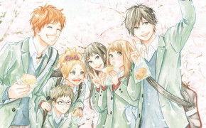 Anime Orange Background Wallpaper 106228