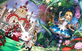Alice In Wonderland Anime Manga Series HD Background Wallpaper 104648