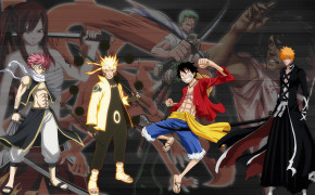 Anime Crossover Background Wallpaper 105263