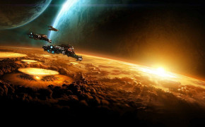 Earth And Sky Space Wallpaper 10465