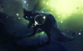 Black Cat Anime Desktop Wallpaper 103129
