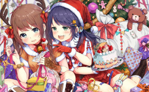 Anime Christmas Cool Desktop Widescreen Wallpaper 102156