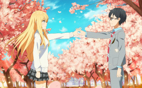 Anime Your Lie In April Manga Series HD Background Wallpaper 102222