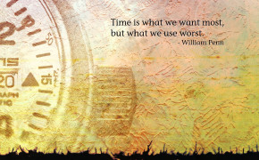 William Penn Time Quotes Wallpaper 10934