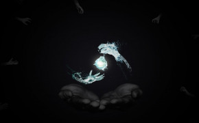 Abstract Hands Artistic Background Wallpaper 100263