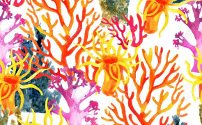 Abstract Coral Reef Artistic Wallpaper 099849