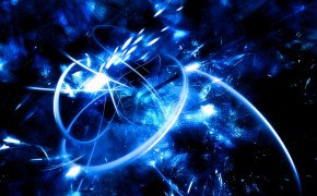 Abstract Blue Artistic Background Wallpaper 100934