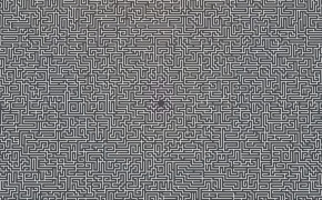 Abstract Maze Artistic Wallpaper 100596