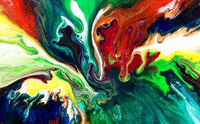 Abstract Paint Artistic Wallpaper 100745