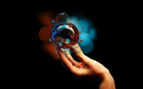 Abstract Magic Ball Artistic Background Wallpaper 100532