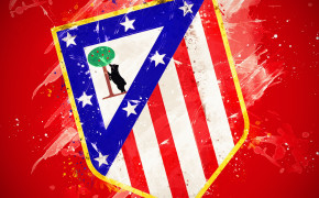 Atletico De Madrid LaLiga Logo Background Wallpaper 124957