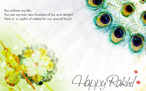 Happy Rakhi Raksha Bandhan Quotes Wallpaper 10659