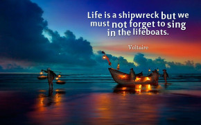 Life Is Ship Quotes Wallpaper 10725