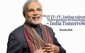 IT India Tomorrow Narendra Modi Quotes Wallpaper 10694