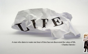 Life Paper Quotes Wallpaper 10728