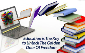 Freedom Education Quotes Wallpaper 10617