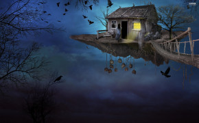 Fantasy House Dark High Definition Wallpaper 111461