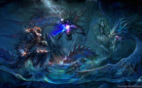 Fantasy Ocean Dark Desktop Wallpaper 111717
