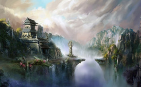 Fantasy Temple Cool Widescreen Wallpapers 111939