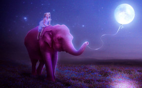 Fantasy Elephant Cool HD Desktop Wallpaper 111339