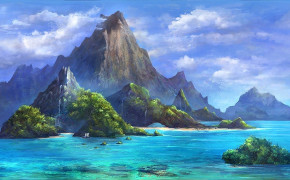 Fantasy Island Cool Desktop Wallpaper 111476